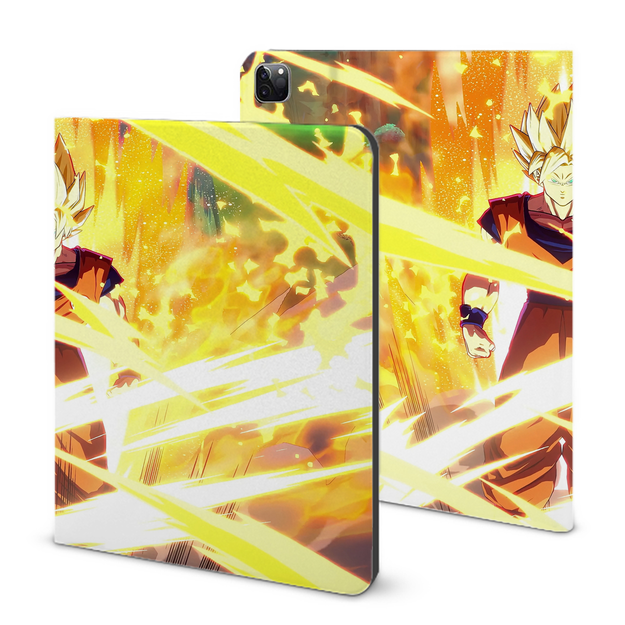 （画像用） ドラゴンボール DRAGON BALL IPad ケース ブック型 PUレザー TPU 耐衝撃 軽量 薄型 ペン収納なし 全面保護 IPad 各モデル対応